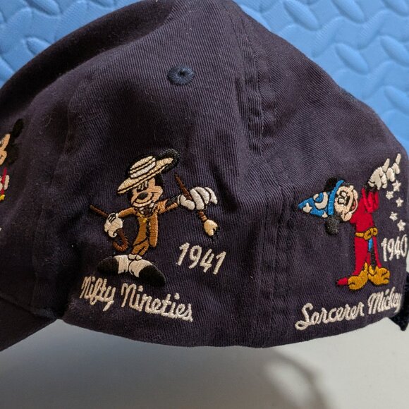 Vintage Walt Disney World Mickey Mouse Through The Years Baseball Cap - Picture 4 of 6